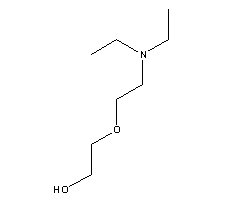 2-(2-二乙氨基乙氧基)乙醇结构式_140-82-9结构式