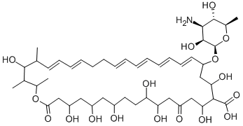 制霉菌素结构式_1400-61-9结构式