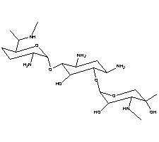 硫酸庆大霉素结构式_1405-41-0结构式