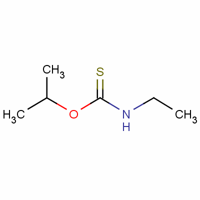 O-异丙基乙基硫代氨基甲酸酯结构式_141-98-0结构式