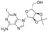 2-碘-9-[(3Xi)-2,3-O-异亚丙基-beta-D-苏-呋喃戊糖基]-9H-嘌呤-6-胺结构式_141018-25-9结构式