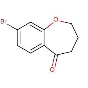 8-溴-3,4-二氢-2H-苯并[b]氧杂环庚三烯-5-酮结构式_141106-23-2结构式