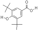 3,5-二叔丁基-4-羟基苯甲酸结构式_1421-49-4结构式