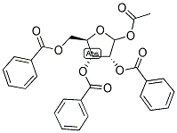 1-乙酰氧基-2,3,5-三苄氧基-D-呋喃核糖结构式_14215-97-5结构式