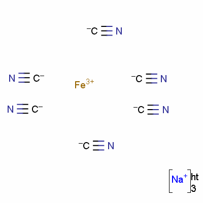 铁氰化钠结构式_14217-21-1结构式