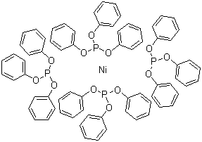 四(三苯基亚磷酸盐)镍结构式_14221-00-2结构式