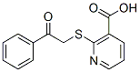 2-[(2-氧代-2-苯乙基)硫代]烟酸结构式_142221-23-6结构式