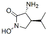 反式-(9ci)-3-氨基-1-羟基-4-(1-甲基乙基)-2-吡咯烷酮结构式_142229-26-3结构式