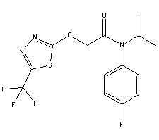 氟噻草胺结构式_142459-58-3结构式