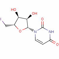 Uridine, 5-deoxy-5-iodo- Structure,14259-58-6Structure