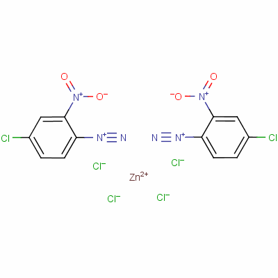 (T-4)-四氯锌酸-4-氯-2-硝基苯重氮盐结构式_14263-89-9结构式