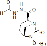 (2S,5r)-6-(苄氧基)-n-甲酰基-7-氧代-1,6-二氮杂-双环[3.2.1]辛烷-2-碳酰肼结构式_1426572-71-5结构式