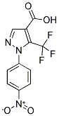 1-(4-Nitrophenyl)-5-(trifluoromethyl)pyrazole-4-carboxylic acid Structure,142818-03-9Structure