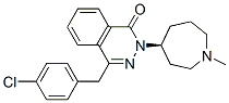 4-[(4-氯苯基)甲基]-2-[(4s)-六氢-1-甲基-1H-氮杂革-4-基]-1(2H)-二氮杂萘酮结构式_143228-85-7结构式