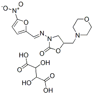 5-吗啉甲基-3-[5-硝基亚糠基氨基]-2-噁唑烷酒石酸盐结构式_14343-71-6结构式