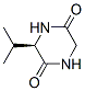 (R)-3-异丙基哌嗪-2,5-二酮结构式_143673-66-9结构式