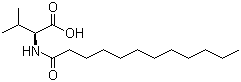 N-十二碳酰基-L-缬氨酸结构式_14379-28-3结构式