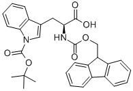 N-alpha-芴甲氧羰基-N-in-叔丁氧羰基-L-色氨酸结构式_143824-78-6结构式