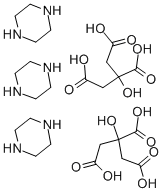 哌嗪柠檬酸盐水合物结构式_144-29-6结构式