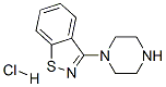 3-(1-哌嗪基)-1,2-苯并异噻唑盐酸盐结构式_144010-02-6结构式