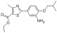 2-[3-氨基-4-(2-甲基丙氧基)苯基]-4- 甲基-5-噻唑羧酸,乙酯结构式_144060-92-4结构式