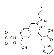 甲磺酸依普罗沙坦结构式_144143-96-4结构式