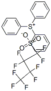 全氟丁基磺酸三苯基锍盐结构式_144317-44-2结构式
