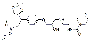 盐酸兰地洛尔结构式_144481-98-1结构式