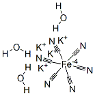 黄血盐钾结构式_14459-95-1结构式