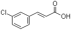 3-氯肉桂酸结构式_14473-90-6结构式
