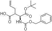 N-[(苯基甲氧基)羰基]-3-烯丙基-l-天冬氨酸 1-叔丁酯结构式_144787-23-5结构式