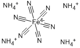 六铁氰化氨n-水结构式_14481-29-9结构式
