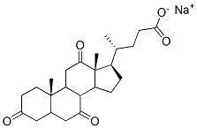 去氢胆酸钠结构式_145-41-5结构式