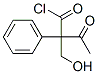 乙酰托品酰氯; alpha-((乙酰氧)甲基)苯乙酰氯结构式_14510-37-3结构式