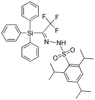 三氟乙酰基三苯基硅烷 2,4,6-三异丙基苯磺酰基肼酮结构式_145574-05-6结构式