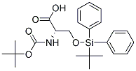 (S)-2-(叔丁氧基羰基氨基)-3-(叔丁基二苯基甲硅烷基氧基)丙酸结构式_145790-51-8结构式