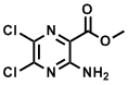3-氨基-5,6-二氯-2-吡嗪羧酸甲酯结构式_1458-18-0结构式