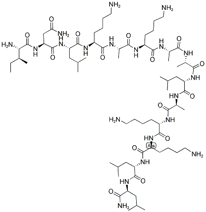 蜂毒肽结构式_145854-61-1结构式