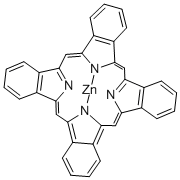 29H,31H-四苯并[b,g,l,q]卟吩锌结构式_14586-52-8结构式