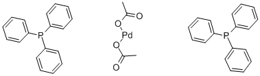 三苯基膦醋酸钯结构式_14588-08-0结构式