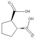 1,2-环戊烷二甲酸结构式_1461-97-8结构式