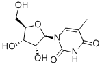 5-甲基尿苷结构式_1463-10-1结构式