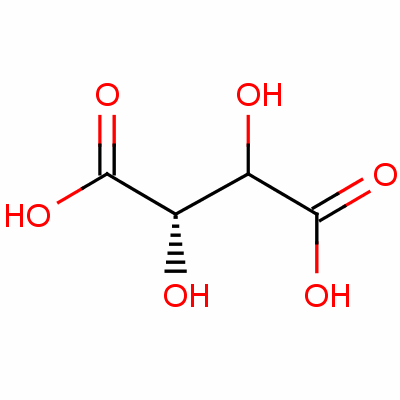 内消旋酒石酸结构式_147-73-9结构式