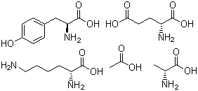 醋酸格拉替雷结构式_147245-92-9结构式