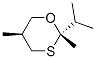 反式-(9ci)-2,5-二甲基-2-(1-甲基乙基)-1,3-氧硫杂环己烷结构式_147354-46-9结构式