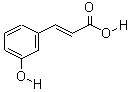 3-羟基肉桂酸结构式_14755-02-3结构式