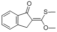 (Z)-2,3-二氢-2-[甲氧基(甲基硫代)亚甲基]-1H-茚-1-酮结构式_147726-43-0结构式