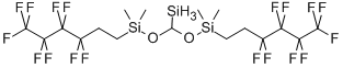 Bis(nonafluorohexyldimethylsiloxy)methylsilane Structure,147986-73-0Structure