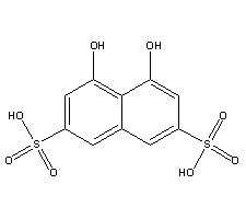 1,8-二羟基萘-3,6-二磺酸结构式_148-25-4结构式