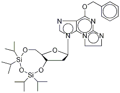 O6-苄基-N2,3-乙烯桥-2’-脱氧-3’,5’-O-[四(异丙基)-1,3-二硅氧烷二基]鸟苷结构式_148437-94-9结构式